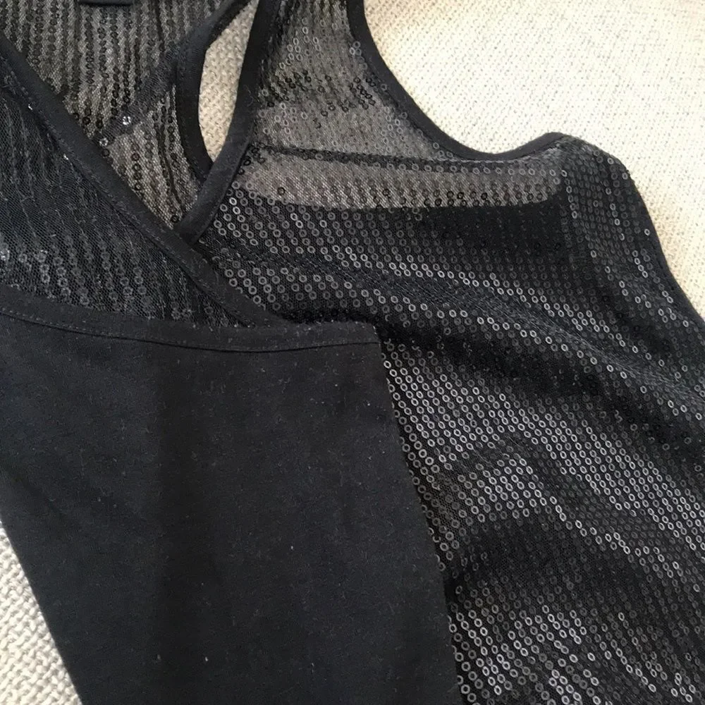 Forever 21 Sequins Tank Top Size S